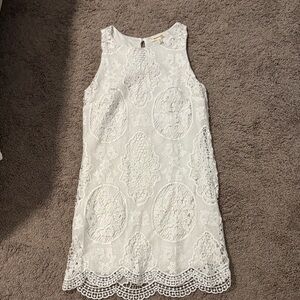 Monteau Ivory Lace Top